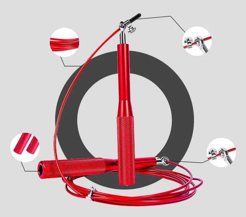 2026 Customized Logo Aluminum  - Jump Rope Speed Bearing avaliação e preço