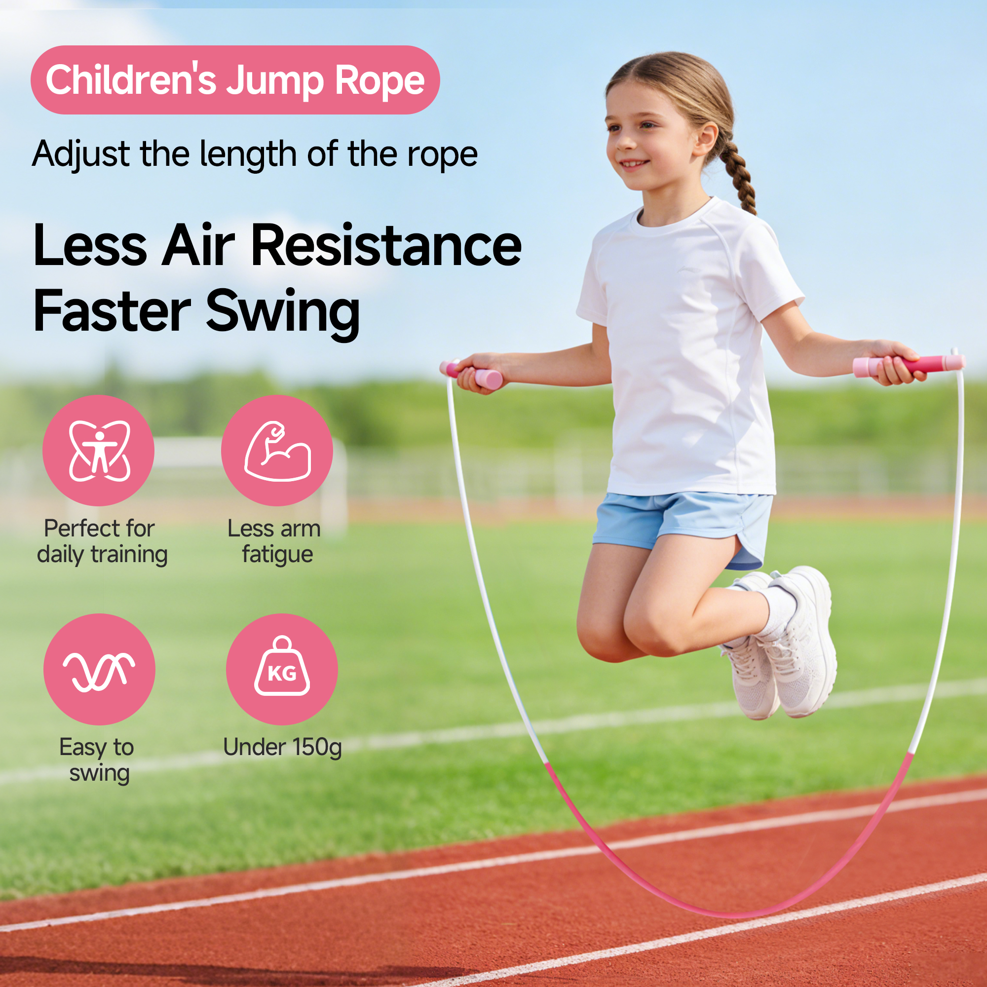 YUEDONG Speed Jump Rope for Ki - Jump Rope Speed Bearing avaliação e preço