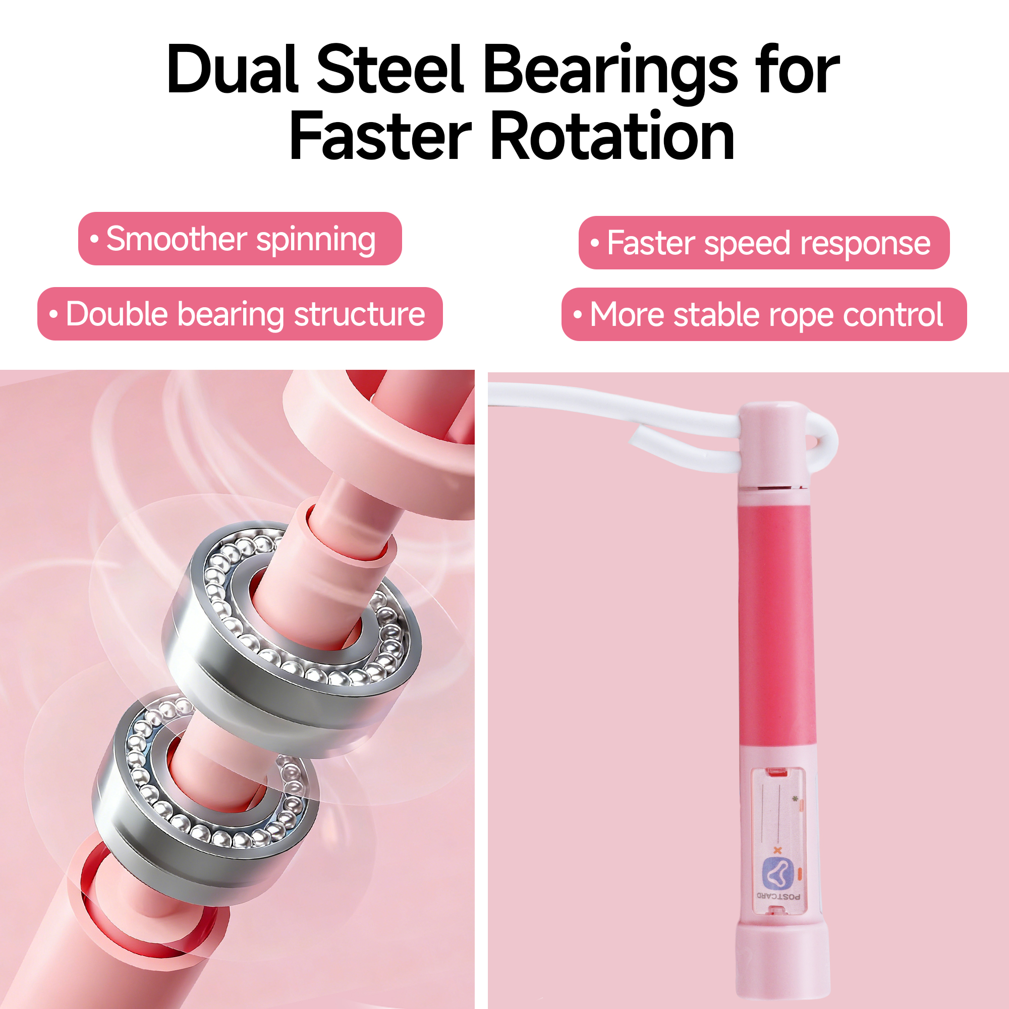YUEDONG Speed Jump Rope for Ki - Jump Rope Speed Bearing avaliação e preço