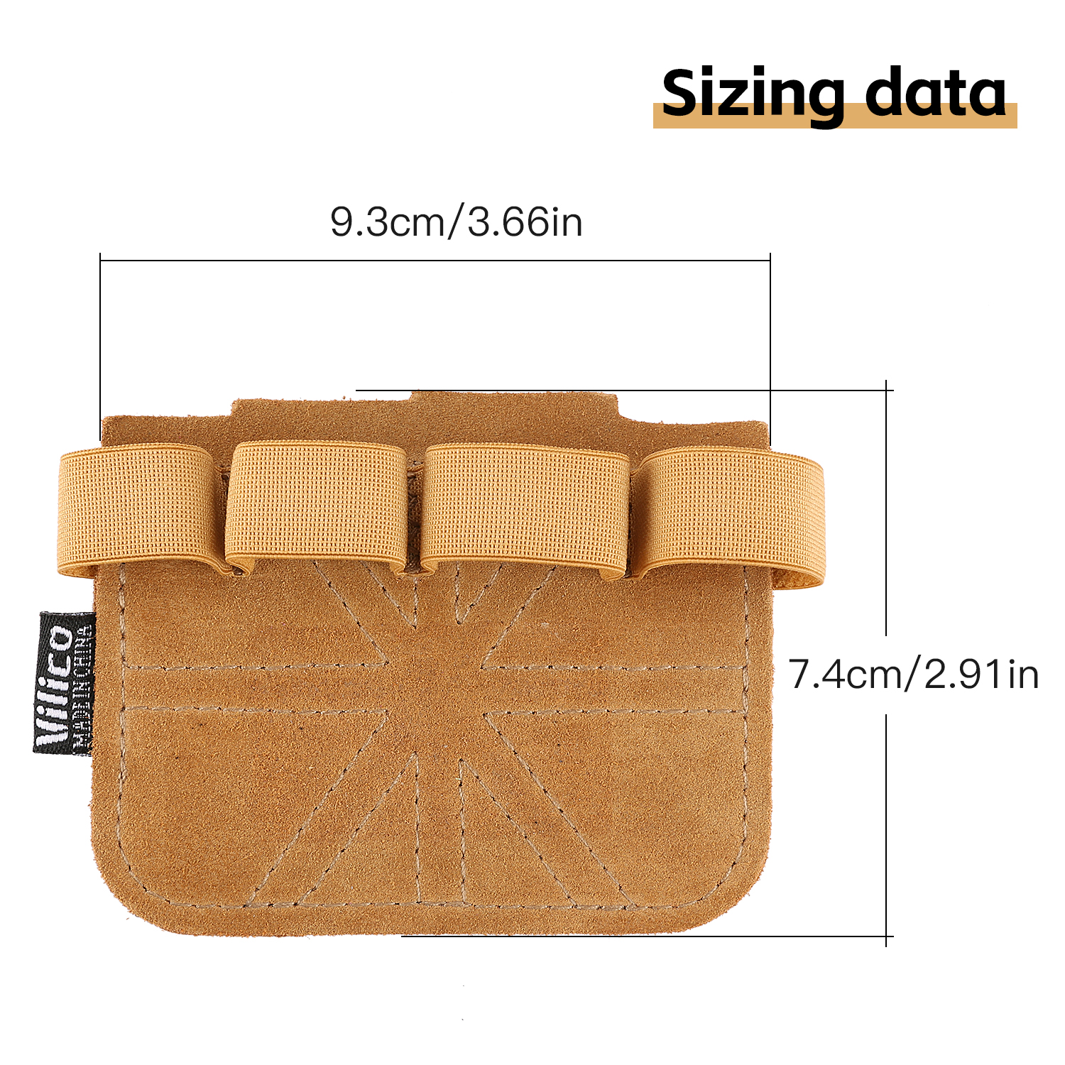 1 Pair Cowhide Gym Gloves Grip - Crossfit Workout Gear avaliação e preço