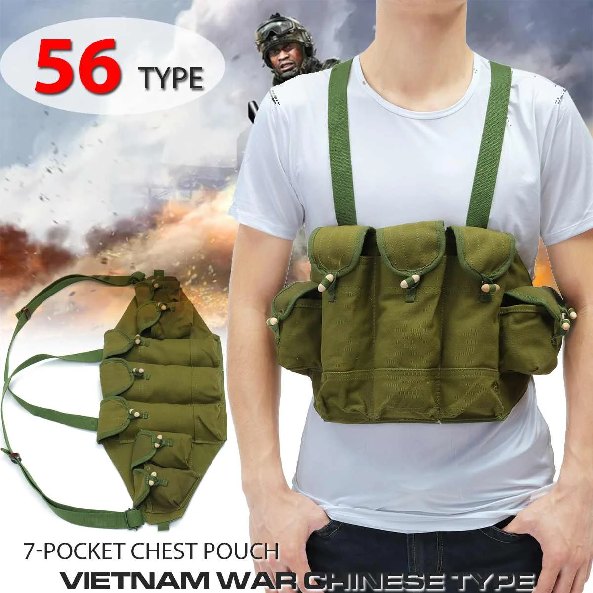 56 Type Adjustable Hunting Ves - Crossfit Vest avaliação e preço