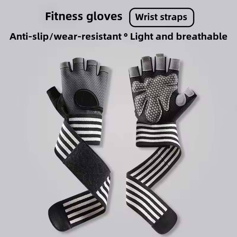 1 Pair Dumbbell Gloves Men Wom - Crossfit Workout Gear avaliação e preço