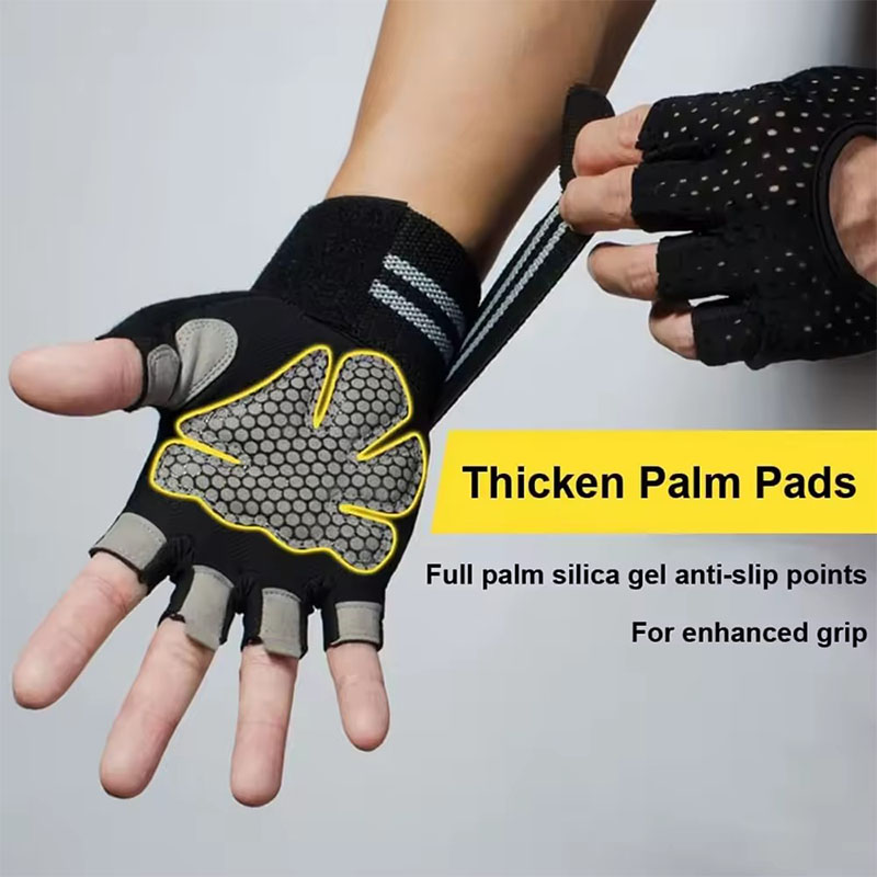 1 Pair Dumbbell Gloves Men Wom - Crossfit Workout Gear avaliação e preço