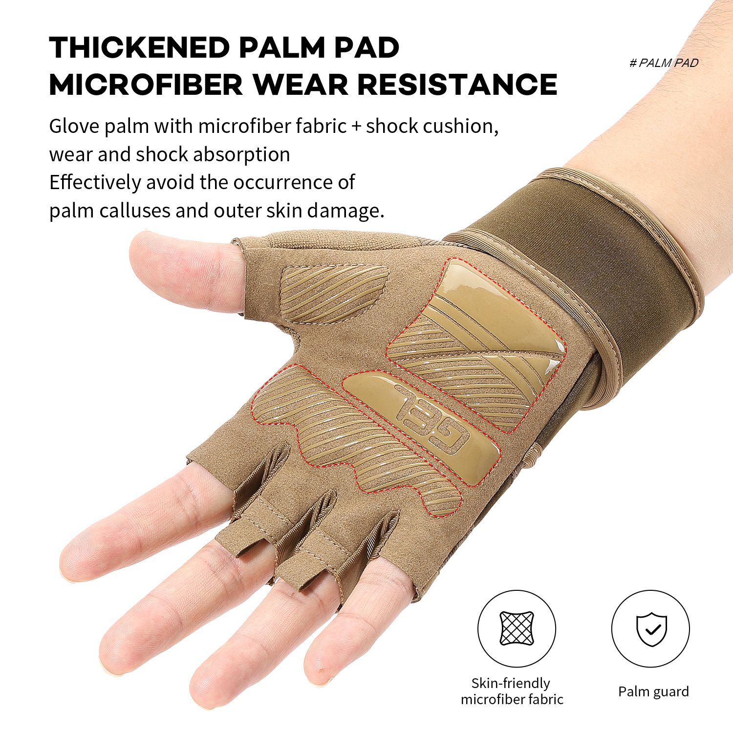 Cycling Gloves Half Finger Gym - Crossfit Workout Gear avaliação e preço