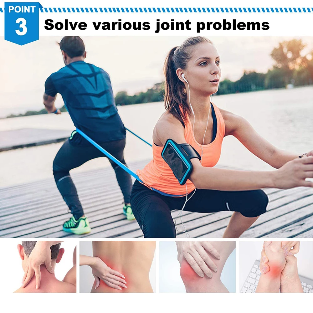 4Pcs/Set Elastic Fitness Bands - Crossfit Workout Gear avaliação e preço